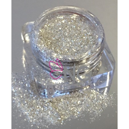 Silver-White  Glitter 0.8mm