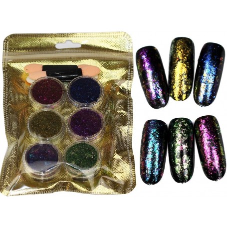 Nail Art Foil Kit 6 colors