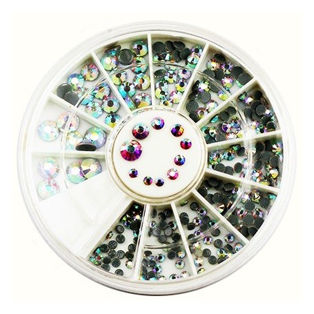 Rhinestones Rainbow AB in Wheel(199)