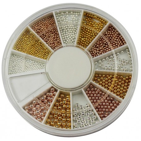 Pearls Assorted colors in wheel