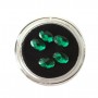 Oval Rhinestones 5pcs. - 05 Green