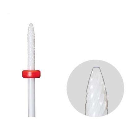 Ceramic Bit NAIL CLEANER fine(red)