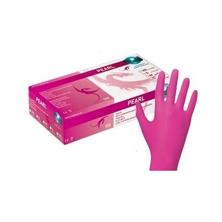  Nitril Gloves - Pearl Magenta100 pcs.(small/Medium)