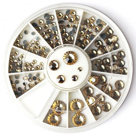 Rhinestones Creme in Wheel(243)