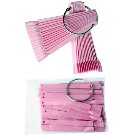 FAN Nail Art Display - 50 sticks Pink