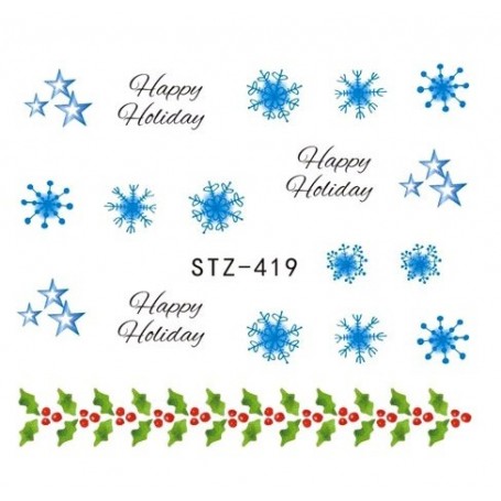 Water Tattoo Snowflakes - 419