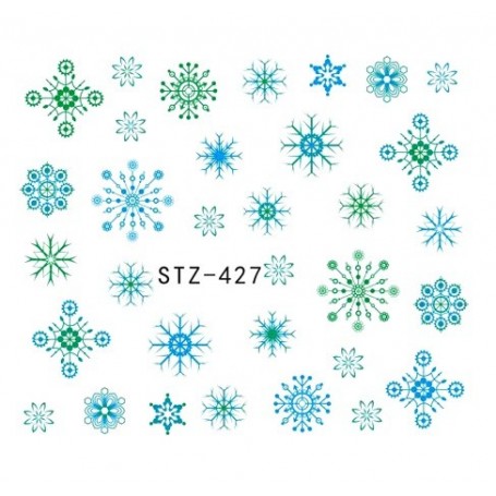 Water Tattoo Snowflakes - 427