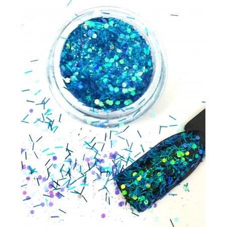 Glamour Mix Glitter in 3ml. jars - nr.23