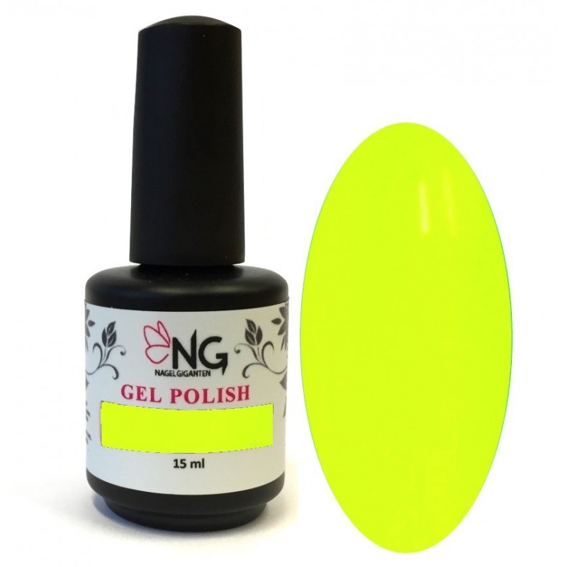 724 Neon Yellow - NG LED/UV Soak Off Gel Polish 15ml