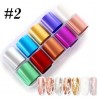  2 - Nail Art Foil Kit 10 designs