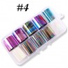   4 - Nail Art Foil Kit 10 designs