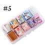   5 - Nail Art Foil Kit 10 designs