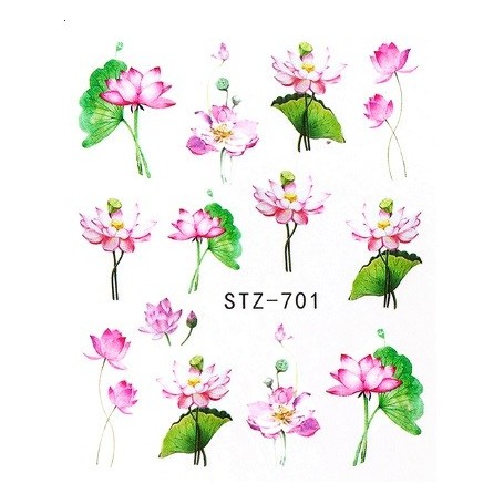 Water Tattoo Floral - 701