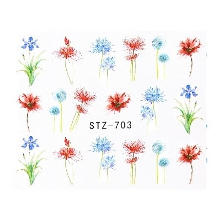 Water Tattoo Floral - 703