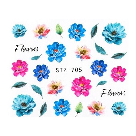 Water Tattoo Floral - 705