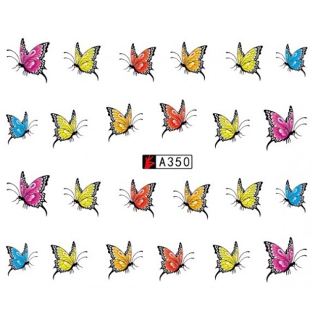 Water Tattoo Butterflies - 350