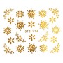 Water Tattoo Snowflakes  - 014 gold