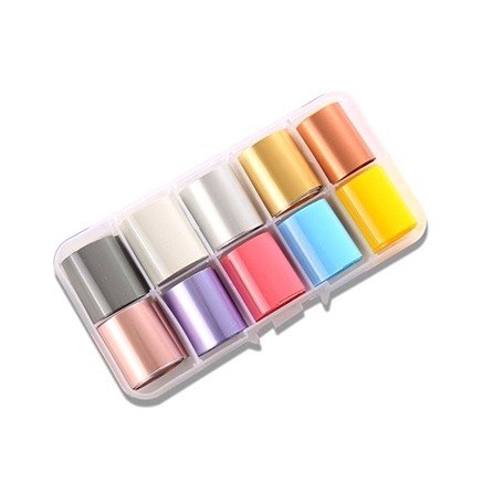   15 - Nail Art Foil Kit 10 designs