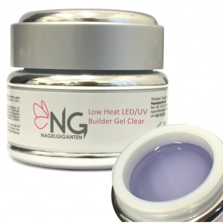 Low Heat UV/LED Builder Gel Clear 30gr