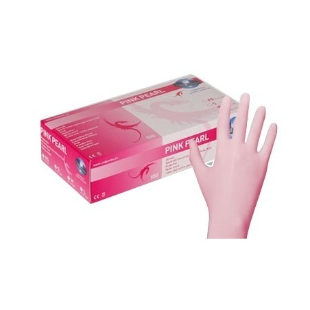 Nitril Gloves - Pearl Pink 100 pcs.(large)