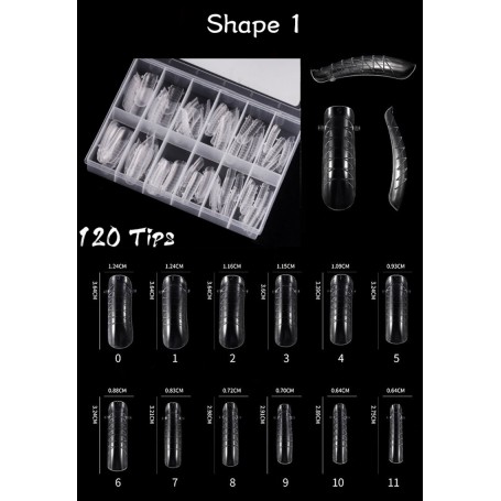 Dual System Forms 120 pcs in box - Shape 1