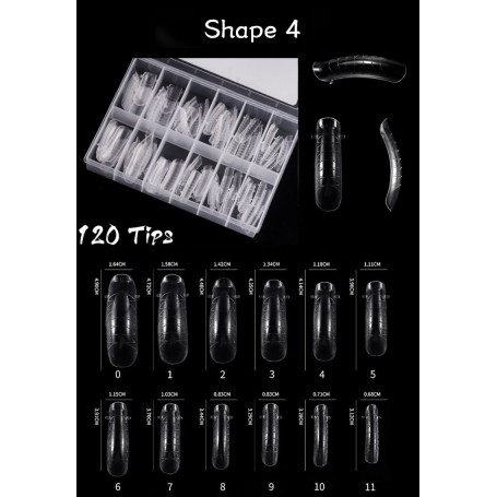 Dual System Forms 120 pcs in box - Shape 4