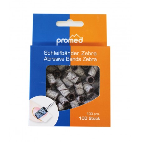 ZEBRA Slipringar från Promed 100 pack - GROV