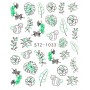 Water Tattoo Floral - 1033