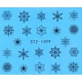 Water Tattoo Snowflakes - 099