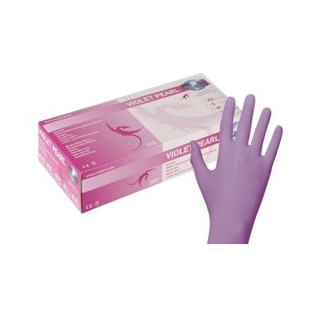 Nitril Gloves - Pearl Violet 100 pcs.(large)