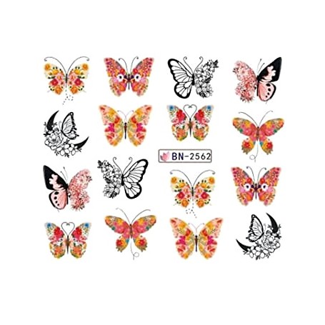 Water Tattoo Butterflies - 562