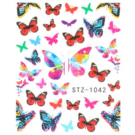 Water Tattoo Butterflies - 1042