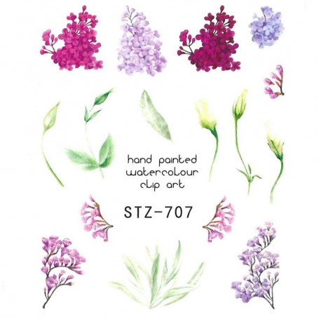 Water Tattoo Floral - 707