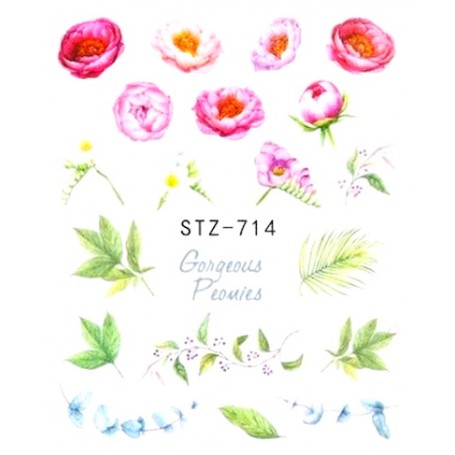 Water Tattoo Floral - 714