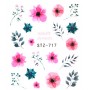 Water Tattoo Floral - 717