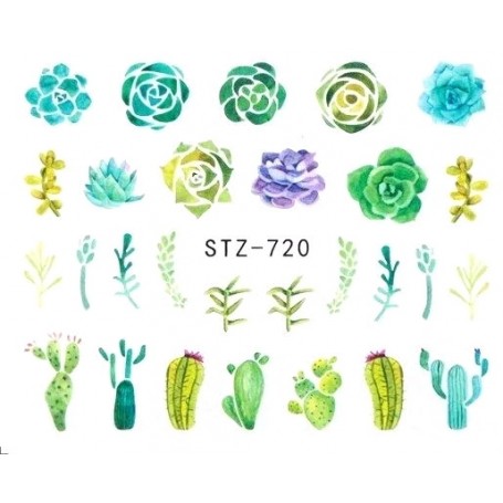 Water Tattoo Floral - 720