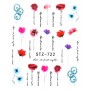 Water Tattoo Floral - 722