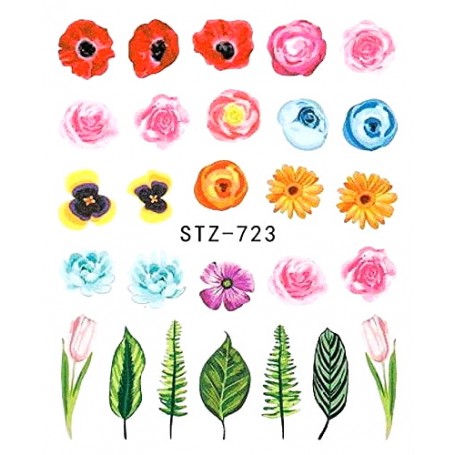 Water Tattoo Floral - 723