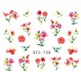 Water Tattoo Floral - 728