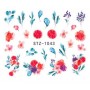 Water Tattoo Floral - 1043