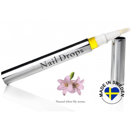 Nail Drops penna white lily