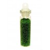 Nail Art Pearls Green in mini bottle