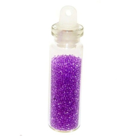 Nail Art Pearls Light Lila in mini bottle