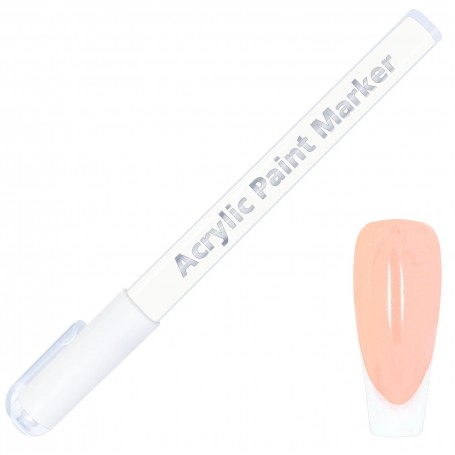 2 White - Acrylic Nail Art Paint Marker