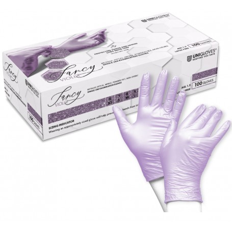 Nitril Gloves - FANCY Violet 100 pcs.(small)