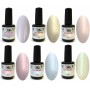 6 - PEARL COLLECTION  - 6 Colors NG LED/UV Soak Off Gel Polish 15ml