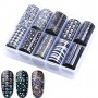 110 - Nail Art Foil Kit 10 designs