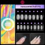 2 - Full Frosted Nail Tips (300 pieces in box)