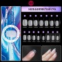 6 - Full Frosted Nail Tips (300 pieces in box)