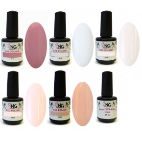 BUILDER COLLECTION  - 6 Colors Soak Off Builder Gel 15ml